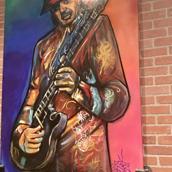 Corner Joint - Carlos Santana watched us enjoy our delicious food and drinks. - Pizza Near Me - Lawndale, California Corner Joint - Carlos Santana watched us enjoy our delicious food and drinks. - Pizza Near Me - Lawndale, California