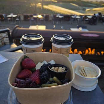 Sensorio - View from the terraces with a nice fire pit - Art Galleries Near Me - Paso Robles, California Sensorio - View from the terraces with a nice fire pit - Art Galleries Near Me - Paso Robles, California