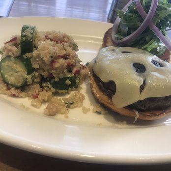 Doc B's Restaurant + Bar - Different view of burger - New American Near Me - Chicago, Illinois