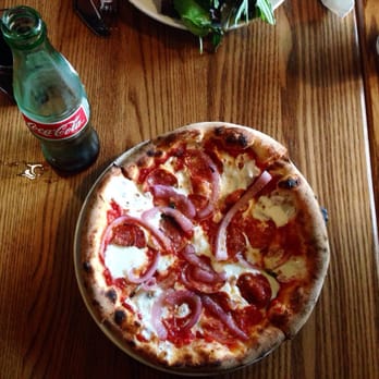 Novanta - Diavola Pizza and a classic Coke! - Pizza Near Me - Madison, Wisconsin