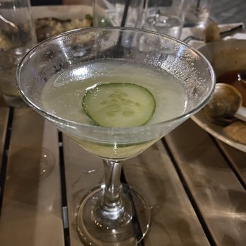 Ampersea - Cucumber Lavender Martini - New American Near Me - Baltimore, Maryland