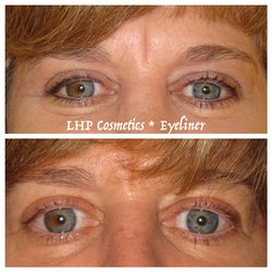 LHP Permanent Cosmetics - Eyeliner, soft and natural daywear. (before&after photo)