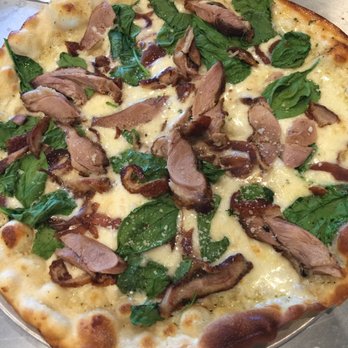 HS Green - Why would have thought crispy duck would be so good on pizza... Excellent! - Salad Near Me - Houston, Texas