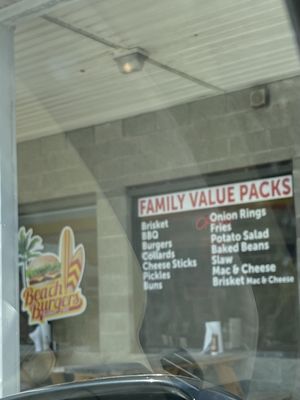 Menu photo 1 Beach Burgers Atlantic Beach, NC