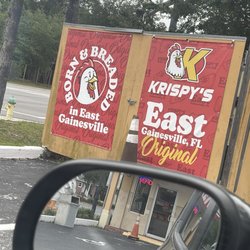 Krispy's Chicken - Outside sign for advertisement. When you pull to the light, you will see the restaurant sign so you won't miss it.