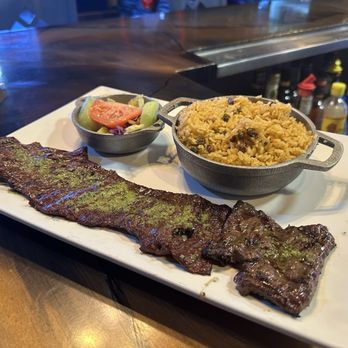 Dominican restaurant - Churrasco, arroz con guandules y ensalada - Bars Near Me - Richardson, Texas Dominican restaurant - Churrasco, arroz con guandules y ensalada - Bars Near Me - Richardson, Texas