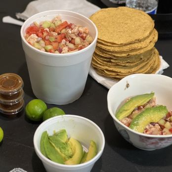 Mariscos El Rafa - Tostada shells - Mexican Near Me - Chino, California Mariscos El Rafa - Tostada shells - Mexican Near Me - Chino, California
