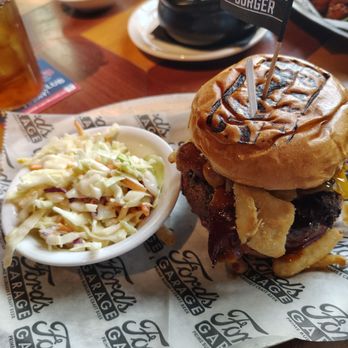 Ford's Garage Florence - 3 meats on this burger - Burgers Near Me - Florence, Kentucky