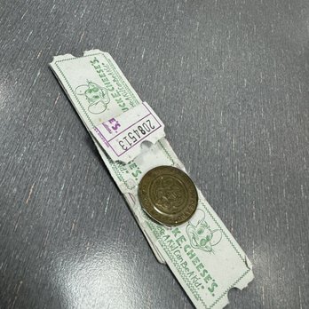Chuck E. Cheese - Old old tickets and coins - Pizza Near Me - Baltimore, Maryland Chuck E. Cheese - Old old tickets and coins - Pizza Near Me - Baltimore, Maryland