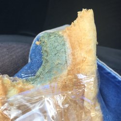 7-Eleven - Blueberry filling pastry with a green mold appetizer!