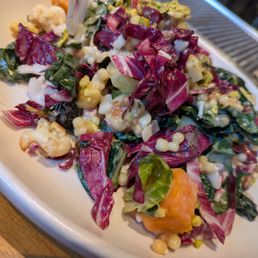 Roasted vegetable salad. So good.
