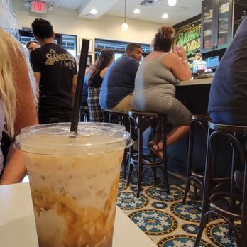 Sanguich - Iced Cafe con Leche - Cuban Near Me - Miami, Florida