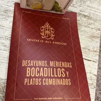 Museo del Jamón - Menu - Meat Shops Near Me - Madrid, M Museo del Jamón - Menu - Meat Shops Near Me - Madrid, M