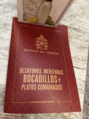 Menu photo 5 Museo del Jamón Madrid, M Menu photo 5 Museo del Jamón Madrid, M