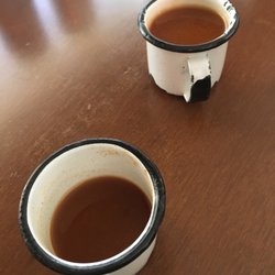 La Víbora De La Mar - Tiny little cups of seafood bisque sin cream