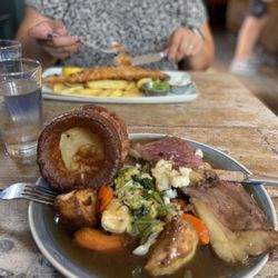 The Duke of Wellington - A Roast lunch meal, & fish and chips! Friendly and kind environment. Definitely will recommend this place.