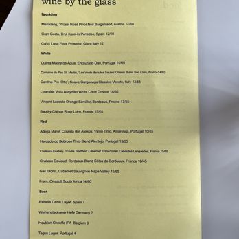 Fred - Drinks Menu - New American Near Me - Providence, Rhode Island