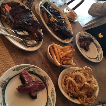 Peter Luger - Rib Steak. Fries. Onion Rings. - Steakhouses Near Me - Brooklyn, New York Peter Luger - Rib Steak. Fries. Onion Rings. - Steakhouses Near Me - Brooklyn, New York