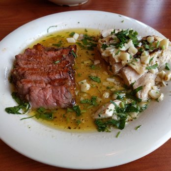 Stonefire Grill - Petite tritip and chicken combo in pepper garlic sauce. - American Near Me - Irvine, California