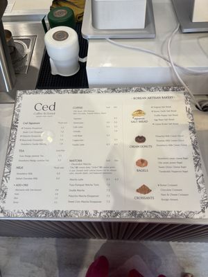 Menu photo 1 Ced Coffee & Donut Westminster, CA