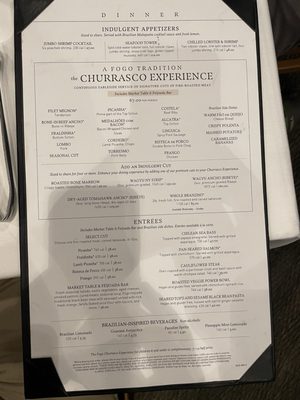 Menu photo 6 Fogo de Chão Minneapolis, MN