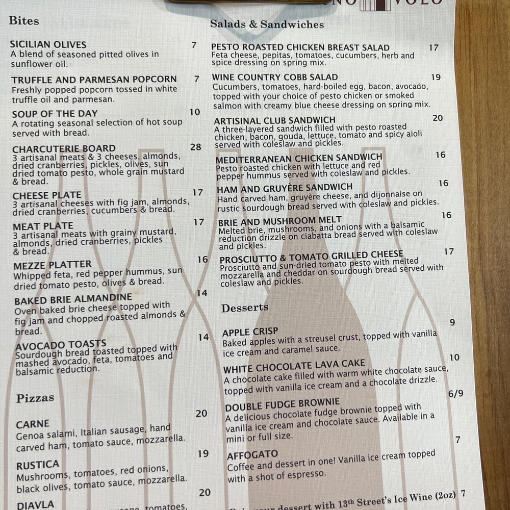 Vino Volo - Food menu - Beer, Wine & Spirits Near Me - Ottawa, Ontario Vino Volo - Food menu - Beer, Wine & Spirits Near Me - Ottawa, Ontario