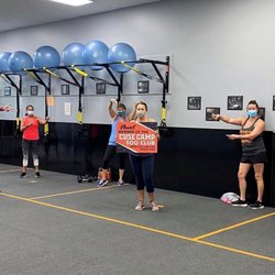 Manlius CUSE CAMP - Everybody has their own large designated workout space.