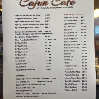 Cajun Country Cafe - Menu - Cajun/Creole Near Me - Oxnard, California Cajun Country Cafe - Menu - Cajun/Creole Near Me - Oxnard, California