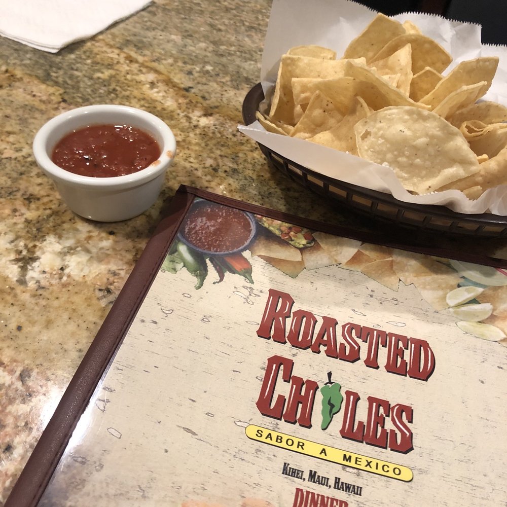 Roasted Chiles - Complimentary chips and salsa! - Mexican Near Me - Kihei, Hawaii Roasted Chiles - Complimentary chips and salsa! - Mexican Near Me - Kihei, Hawaii