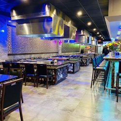 Ginza Japanese Restaurant - Inside hibachi seating