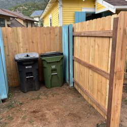 Handyworx Handyman Services - Privacy fence for trash cans