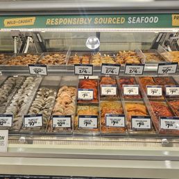 Seafood department Seafood department