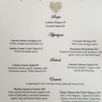 Floridan Lounge - Valentine menu 2018 - Lounges Near Me - Tampa, Florida Floridan Lounge - Valentine menu 2018 - Lounges Near Me - Tampa, Florida