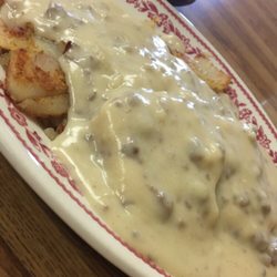 The Downtown Depot - The Switch - 1/2 order biscuits and gravy American fries bout $6