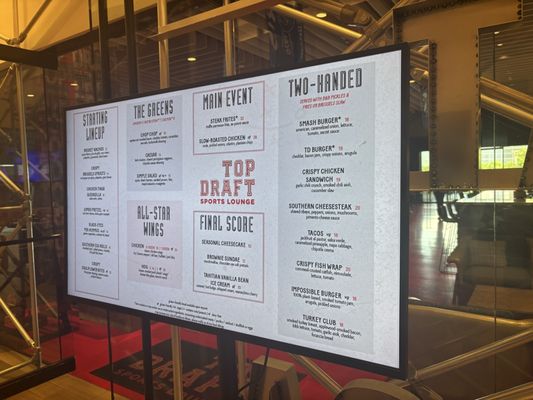 Menu photo 2 Top Draft Atlanta, GA