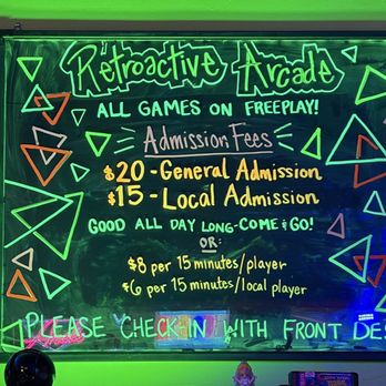 Retroactive Arcade - Prices - Arcades Near Me - South Lake Tahoe, California