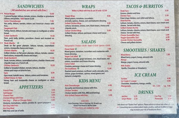 Menu photo 5 Sauganash Grill Chicago, IL