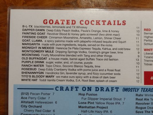 Menu photo 1 Rodeo Goat Fort Worth, TX Menu photo 1 Rodeo Goat Fort Worth, TX