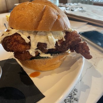 Site-1 Brewing - Fried chicken sandwich - Breweries Near Me - Omaha, Nebraska