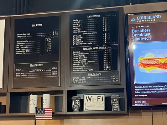 Menu photo 3 CouchLand Coffee House Wickliffe, OH