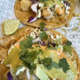 Fish tacos, sorry, one of the three was already consumed