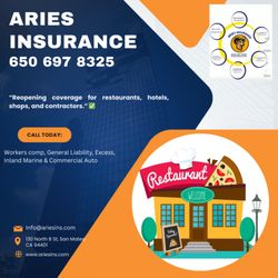 Aries Insurance - Business owners! Protect your hard work.
Aries Insurance offers affordable coverage for contractors, truckers & more.