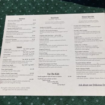 Paul's Pasta Shop - Menu - Italian Near Me - Groton, Connecticut Paul's Pasta Shop - Menu - Italian Near Me - Groton, Connecticut