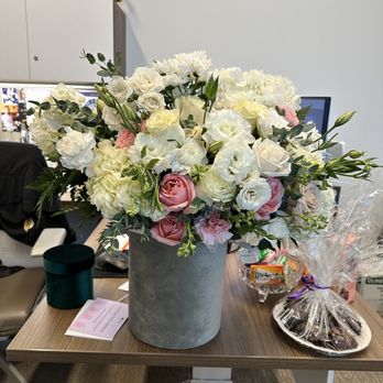 Pink Clover - Received this amazing floral arrangement today from one of my season ticket members. Thank you Terren & Ariel - Florists Near Me - Los Angeles, California Pink Clover - Received this amazing floral arrangement today from one of my season ticket members. Thank you Terren & Ariel - Florists Near Me - Los Angeles, California