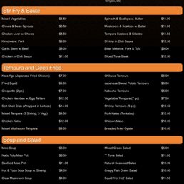 Menu Menu