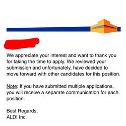 ALDI - Today's bad news
