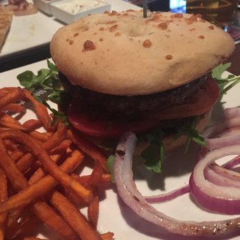 Twisted Fish Steakhouse - Kobe burger with goat cheese and arugula - Steakhouses Near Me - Seaside, Oregon