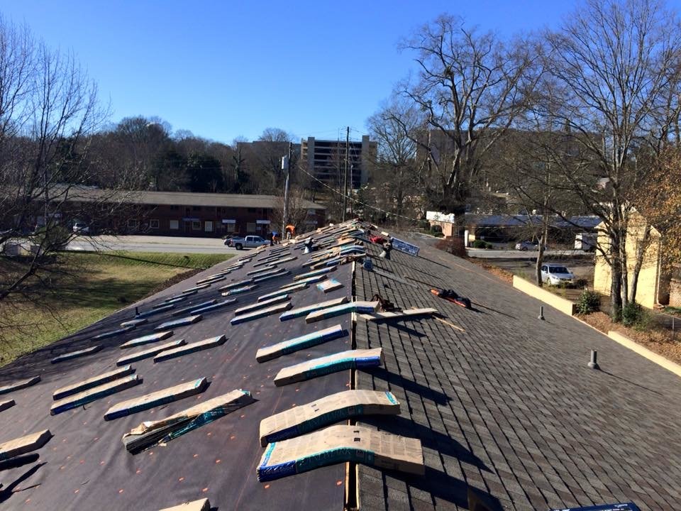 Slide of Marietta Roofing company