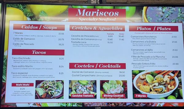 Menu photo 1 Palmitos Mexican Eatery San Diego, CA