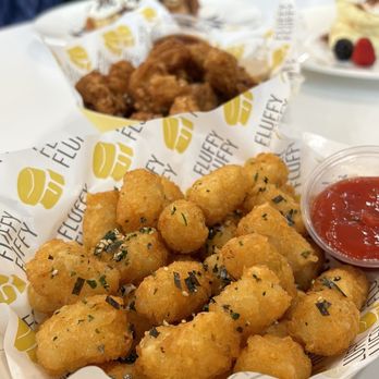 Fluffy Fluffy - Furikake tots and chicken karaage - Desserts Near Me - Tustin, California